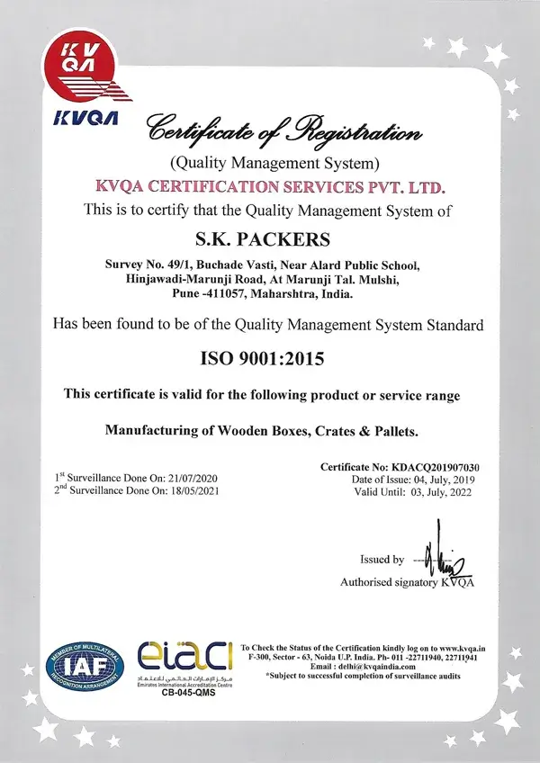 ISO CERTIFICATE
